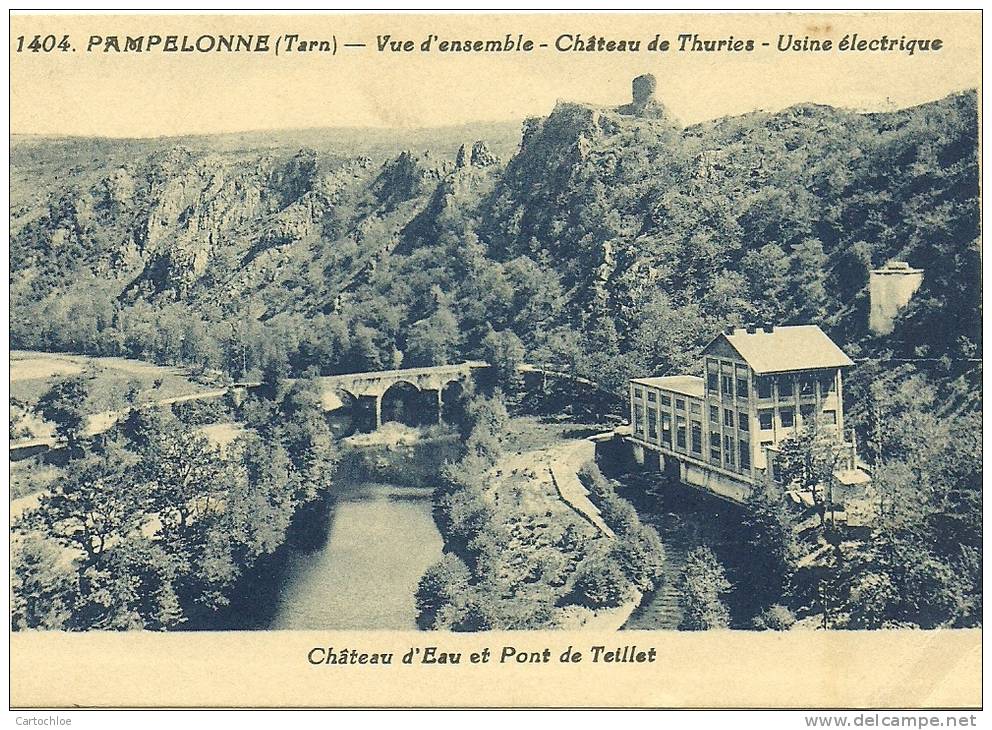 PAMPELONNE - Vue D'ensemble- Château De Thuries,Usine éléctrique - Pampelonne