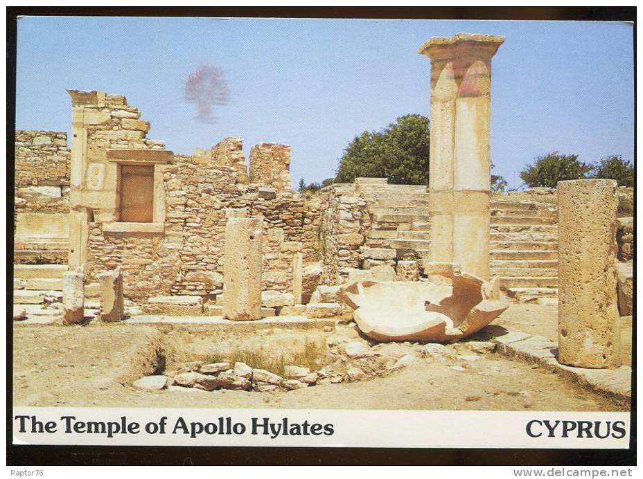 CPM  Neuve Cyprus  The Temple Of Apollo Hylates , Chypre Le Temple D'Apollon - Chypre