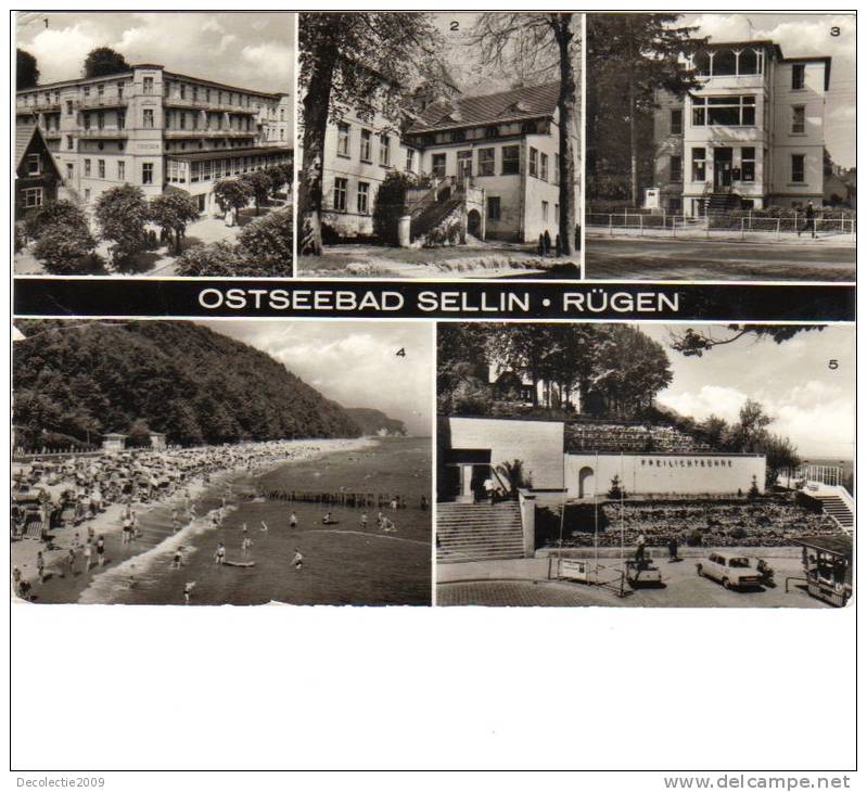 B62974 Ostseebad Sellin Rügen Multiviews Used Perfect Shape Back Scan At Request - Rügen