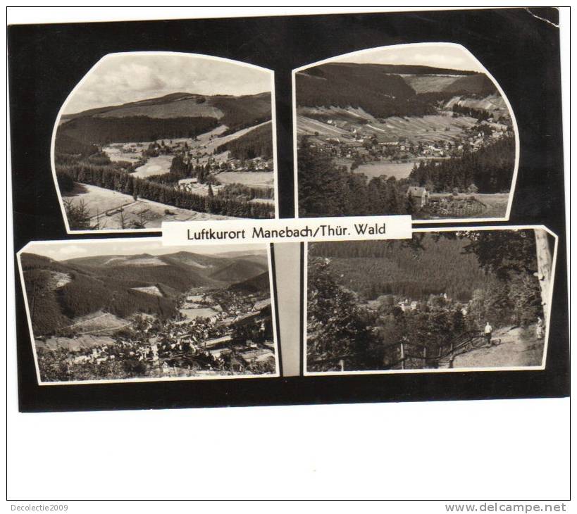 B62978 Luftkurort Manebach Multiviews Used Perfect Shape Back Scan At Request - Waltershausen