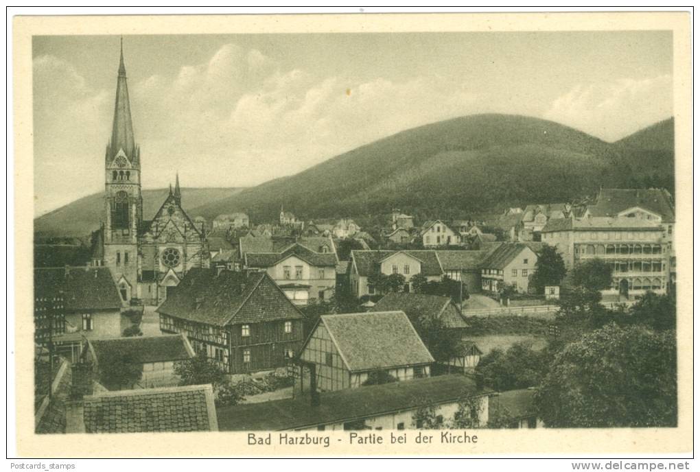 Bad Harzburg, Partie An Der Kirche, Um 1930/40 - Bad Harzburg