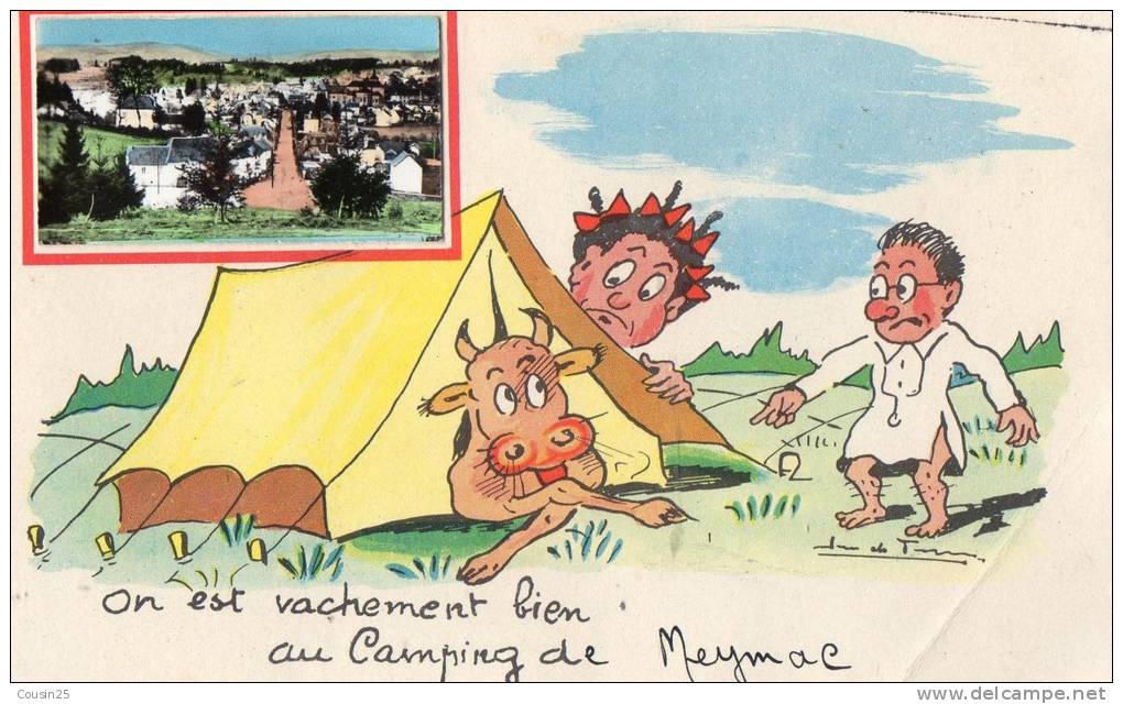 19 MEYMAC - On Est Vachement Bien Au Camping De Meymac - Autres & Non Classés