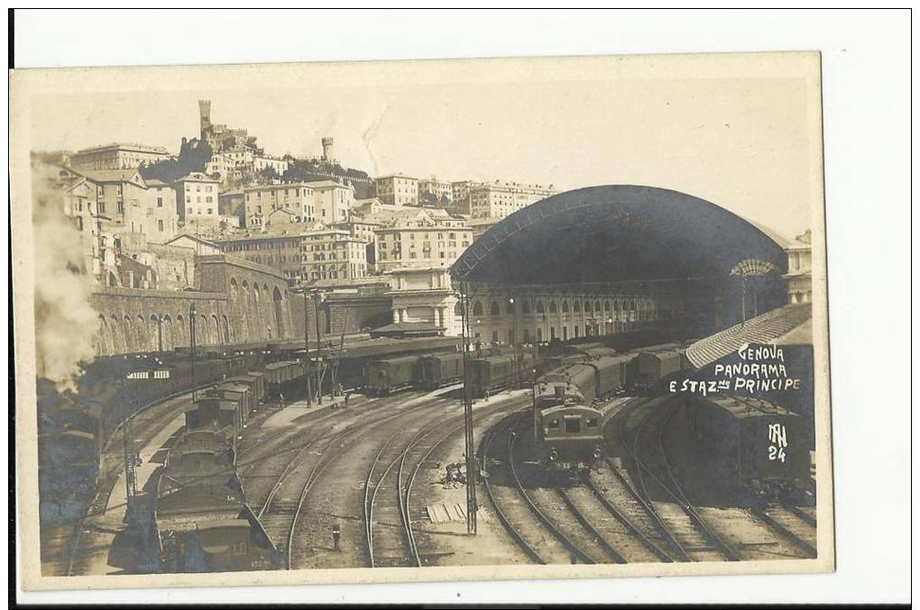 GENOVA57 -  GENOVA  -  STAZIONE PRINCIPE  -  DEPOSEE  -  PHOTOPOSTCARD - Genova (Genoa)