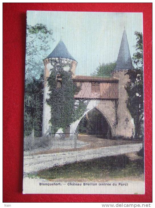 33 - BLANQUEFORT - CHATEAU BREILLAN ( ENTREE DU PARC ) - Blanquefort