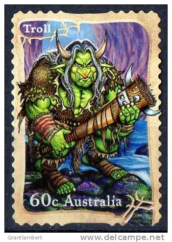 Australia 2011 Mythical Creatures 60c Troll Self-adhesive Used - Gebraucht