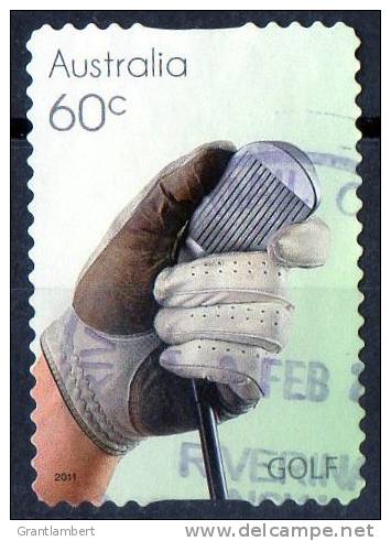 Australia 2011 Golf 60c Club Self-adhesive Used - Used Stamps