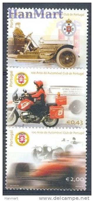 Portugal 2003 Mi No. 2695-2697 MNH - Cars Motor Formula 1 Autocross - Automobilismo