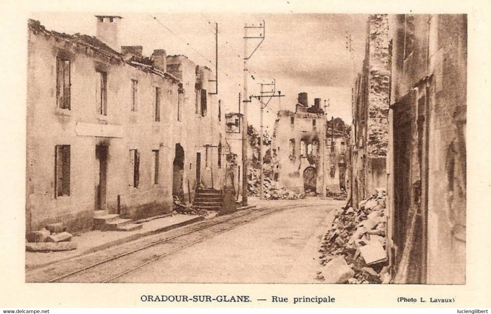 CPA HAUTE VIENNE (87) -   ORADOUR SUR GLANE  -  Rue Principale  - - Oradour Sur Glane