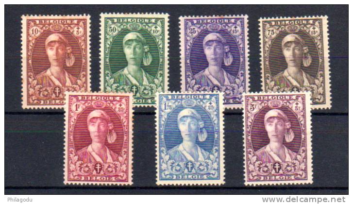 Reine Elisabeth, Infirmière Au Bandeau, 326 / 332*, Cote 82,50 €, - Unused Stamps
