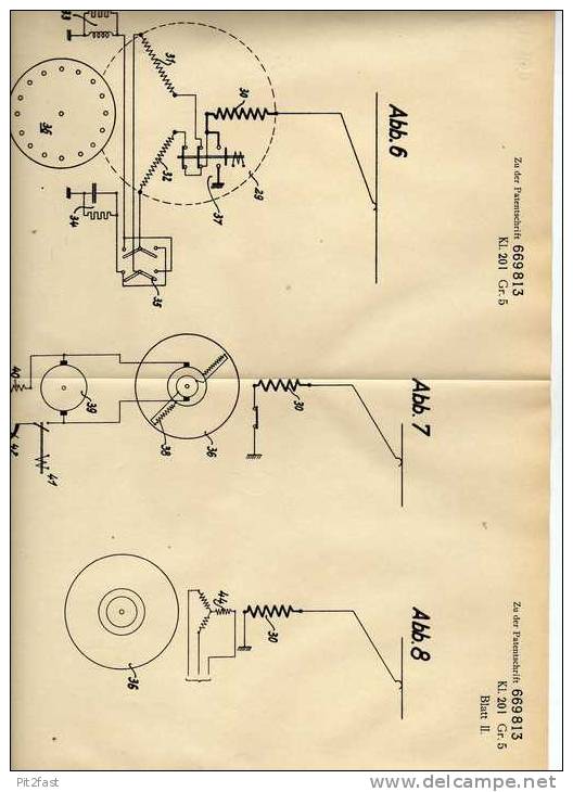 Original Patentschrift -  AEG In Berlin , 1936 ,  Antrieb Für Triebfahrzeuge !!! - Maschinen