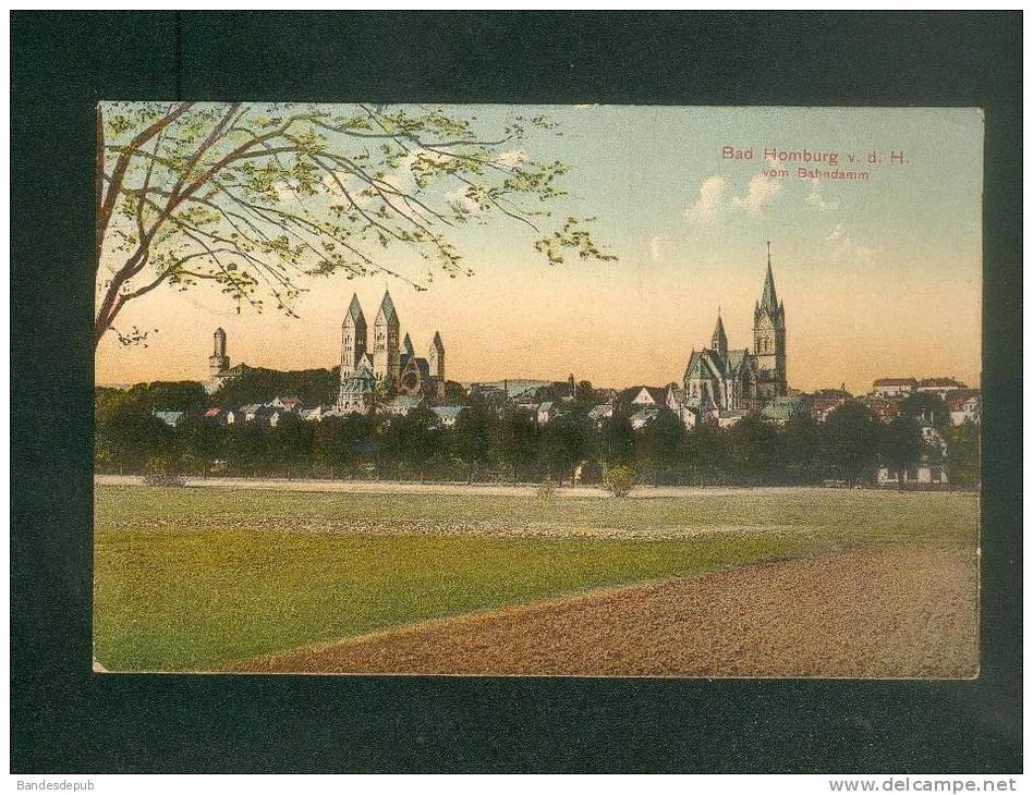 AK Allemagne - BAD HOMBURG Vor Der Höhe - Vom Bahndamm ( L. Klement ) - Bad Homburg