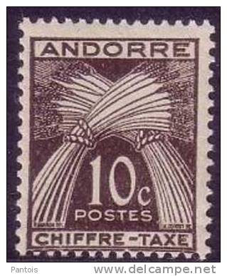 Andorre Taxe N° 21 ** - Unused Stamps