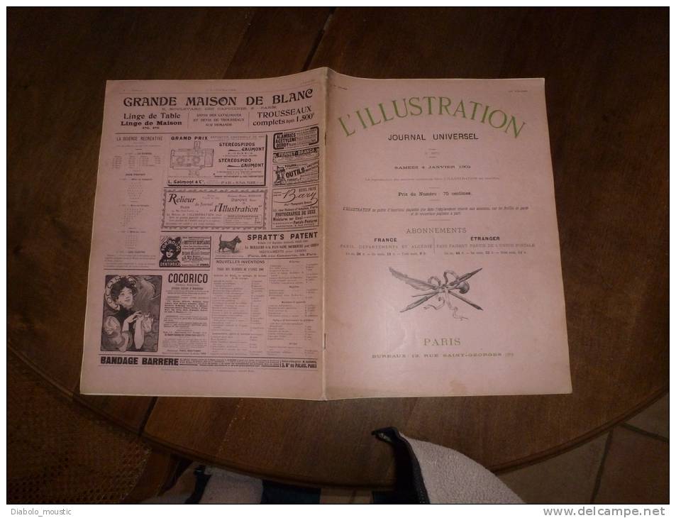 Rare :  1902  " L'EQUITABLE" ; Chasseurs Alpins  Fréjus ; MADAGASCAR ; ZURICH Vu D'avion; Les Têtes De Pipes - L'Illustration