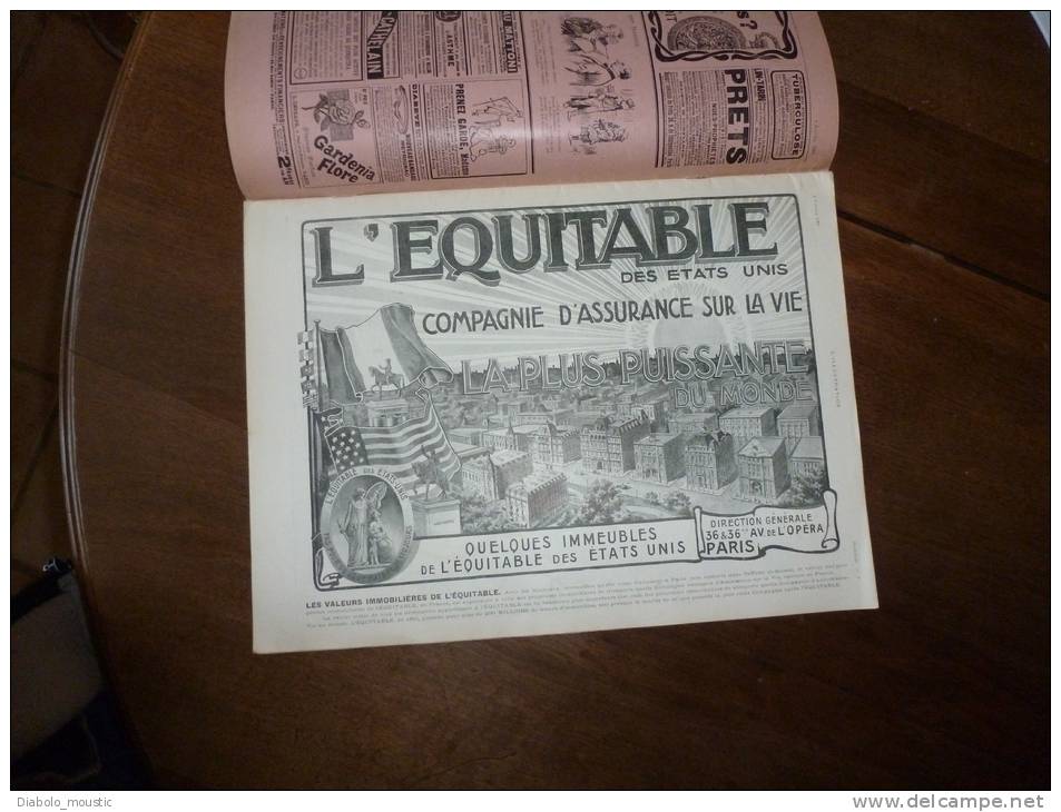 Rare :  1902  " L'EQUITABLE" ; Chasseurs Alpins  Fréjus ; MADAGASCAR ; ZURICH Vu D'avion; Les Têtes De Pipes - L'Illustration