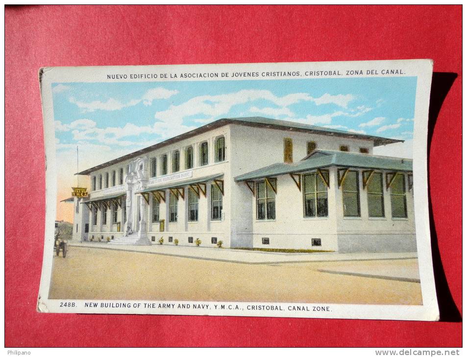 Panama--  New Building Of The Army & Navy YMCA Cristobal Canal Zone Not Mailed   Vintage Wb ---   ---  Ref 457 - Panama