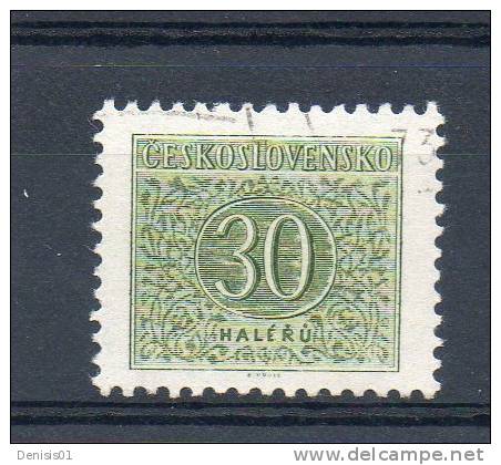 Tchécoslovaquie (taxe) - Yvert & Tellier N° 94 - Oblitéré - Postage Due