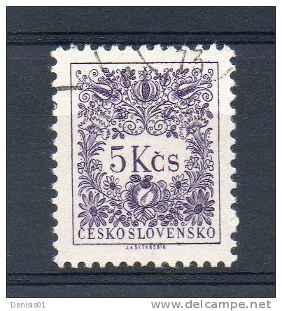 Tchécoslovaquie (taxe) - Yvert & Tellier N° 101 - Oblitéré - Timbres-taxe