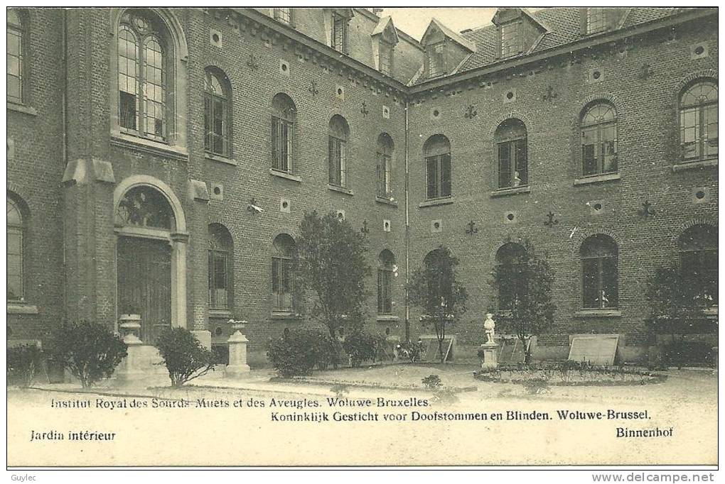 Woluwe - Bruxelles - Institut Royal Des Sourds Muets Et Des Aveugles - Jardin Intérieur - Salud, Hospitales