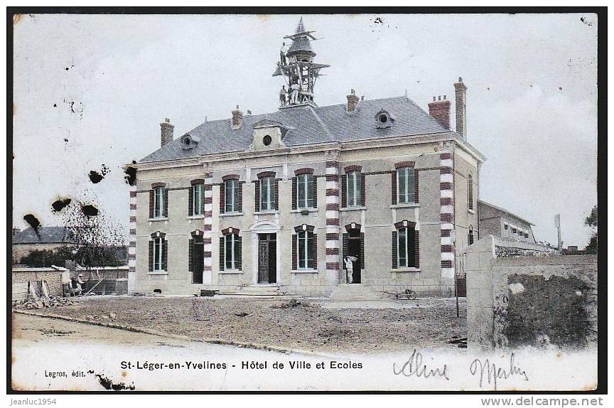 SAINT LEGER EN YVELINES                          RECONSTRUCTION CLOCHER - St. Leger En Yvelines