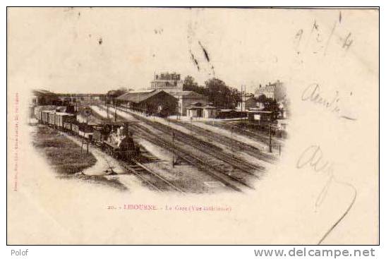LIBOURNE - La Gare (vue Interieure)    (37889) - Libourne