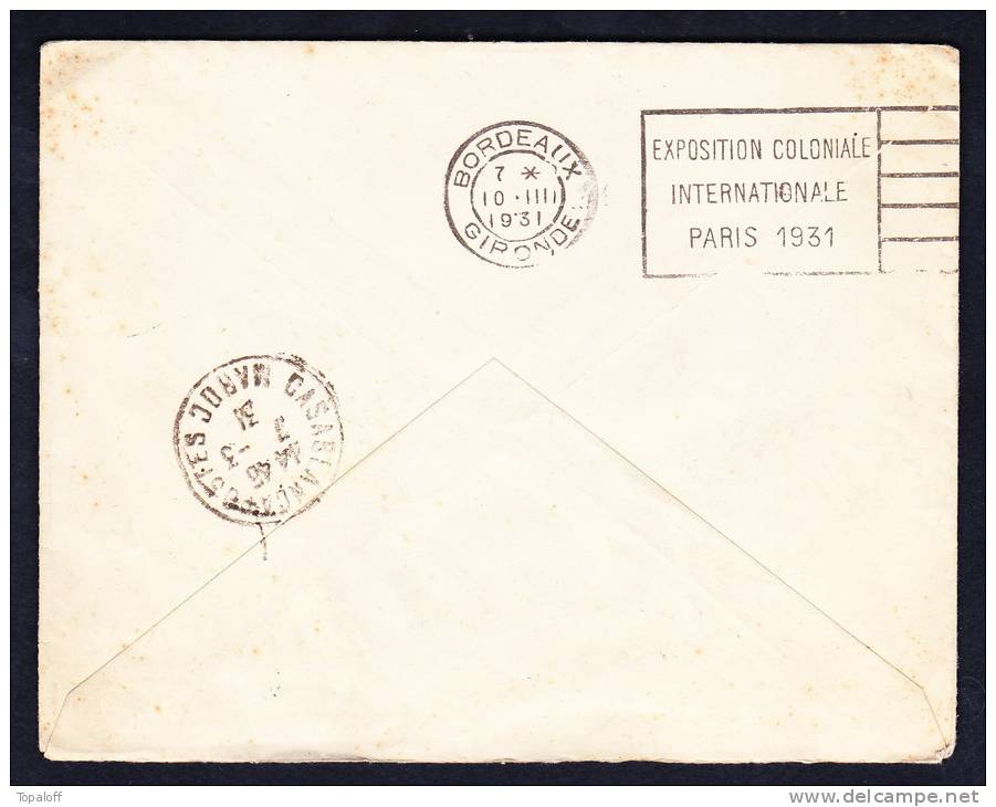 MAROC Lettre Franchise Militaire PA N°6 Oblitéré  KASBA-TADLA + Cachet Infirmerie Bleu   -   LAC   TTB - Storia Postale