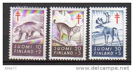 FINLANDE     Neuf *     Y. Et T.  N° 458 / 460     Cote :  10,00  Euros - Unused Stamps