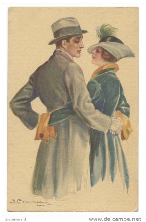 ITALY - ILLUSTRATEURS - «S. Bompard» (Nº 988-4) Carte Postale - Bompard, S.