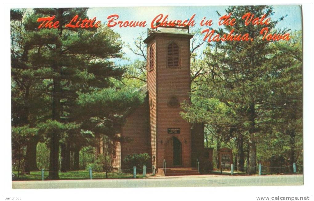 USA, The Little Brown Church In The Vale, Nashua, Iowa, Unused Postcard [P8296] - Sonstige & Ohne Zuordnung