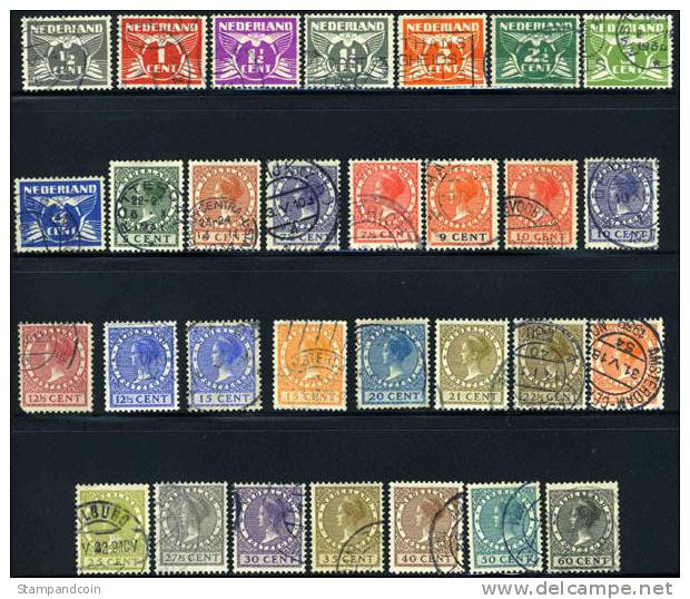 Netherlands #164-93 Used Full Set From 1926-39 - Used Stamps