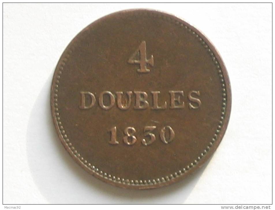 4 Doubles 1830 - GUERNSEY - - Guernsey