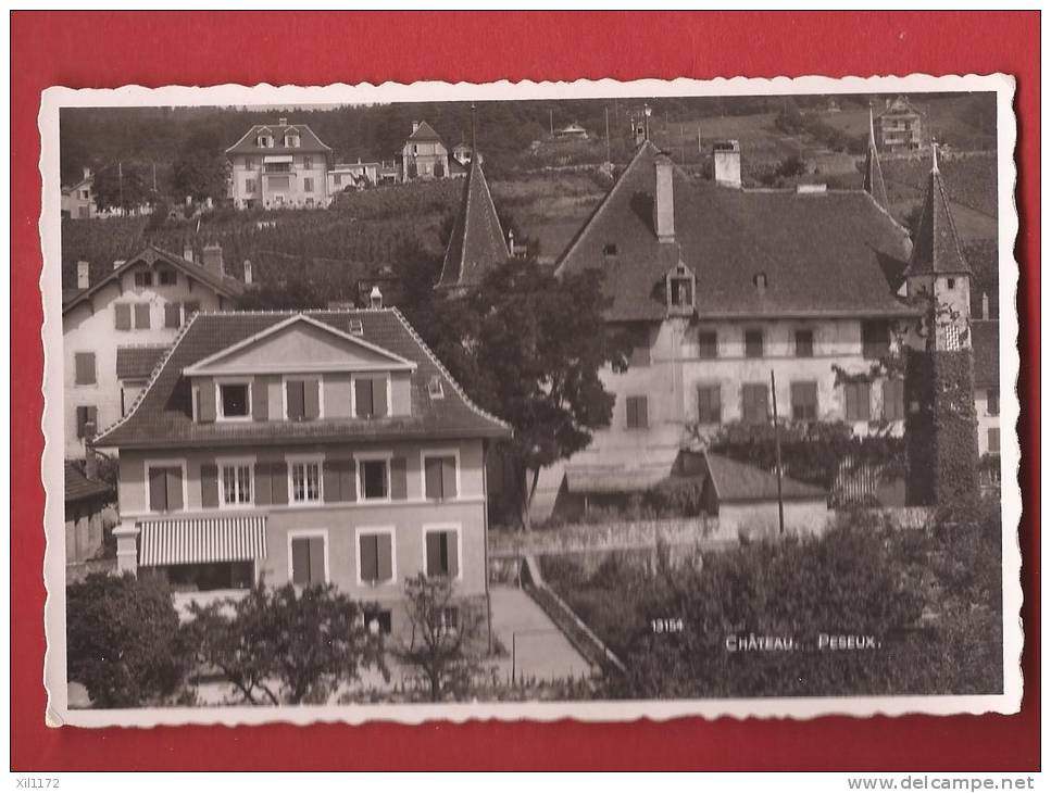 X0728 Peseux Et Château . Visa Censure 1939.Non Circulé. Perrochet 13154 - Peseux