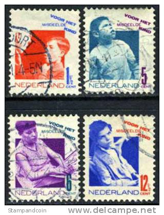 Netherlands B50-53 Used Semi-Postal Set From 1931 - Used Stamps