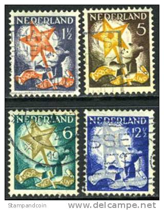 Netherlands B66-69 Used Semi-Postal Set From 1933 - Used Stamps