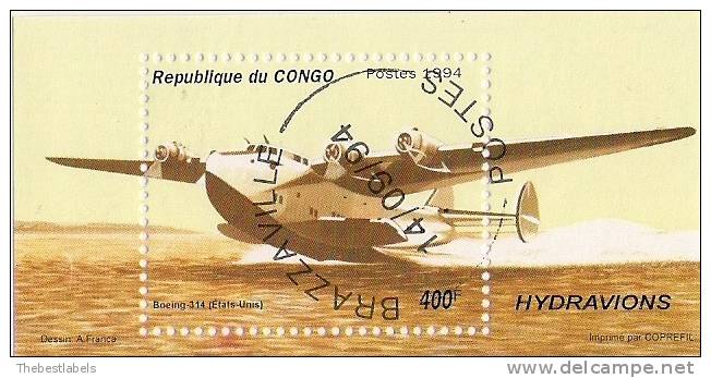 CONGO 1994 SHEET - Usati