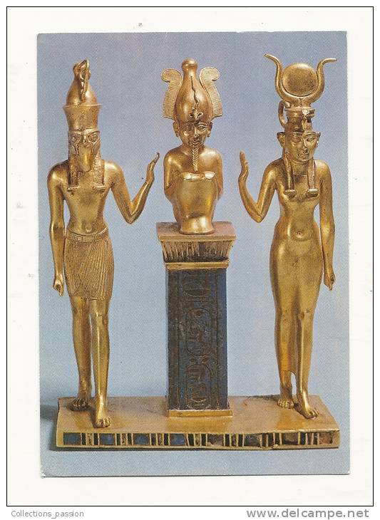 Cp, Sculpture, Musée De Louvres (Paris) - Département Des Antiquités Egyptiennes, Voyagée - Sculptures