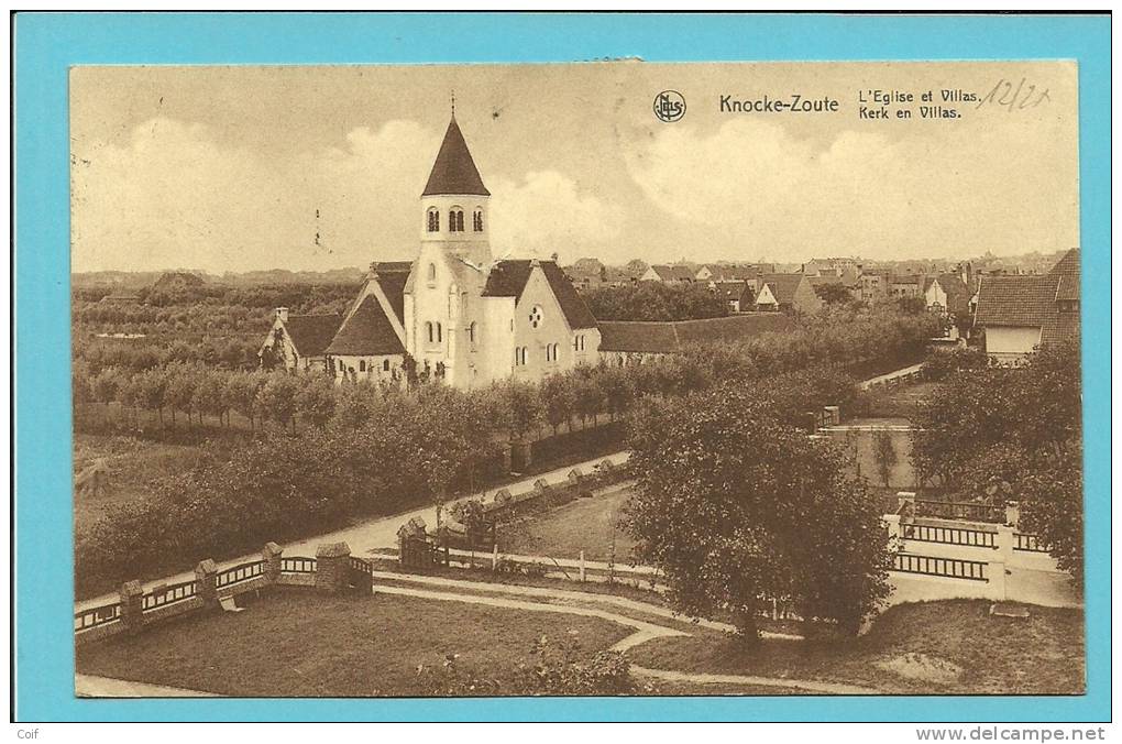 339 Op Kaart Met Stempel KNOCKE , Getaxeerd Met TX 33+37 Met Stempel LESSINES - 1932 Cérès Et Mercure