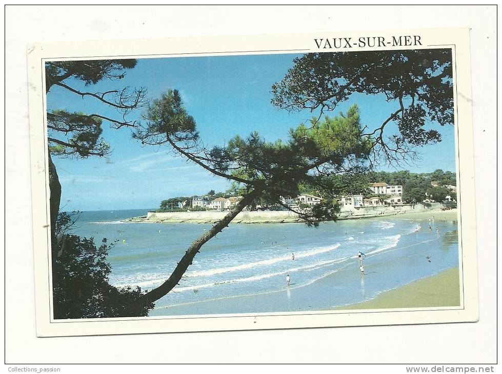 Cp, 17, Vaux-sur-Mer, Plage De Nauzan, Voyagée 2002 - Vaux-sur-Mer