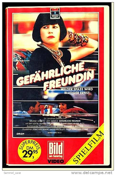 VHS Video ,  Gefährliche Freundin  -  Wilder Spaß Wird Blutiger Ernst  -  Melanie Griffith . Jeff Daniels . Ray Liotta - Drama
