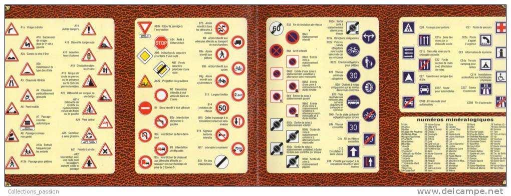 Calendrier , 4 Volets , 1994 , Garage Vernis , MONTAUD , Delage , Panneaux Signalisation , 2 Scans - Formato Piccolo : 1991-00