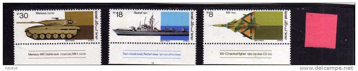 ISRAELE  1983 INDUSTRIE MILITARI MNH  - ISRAEL MILITARY INDUSTRIES - Neufs (avec Tabs)