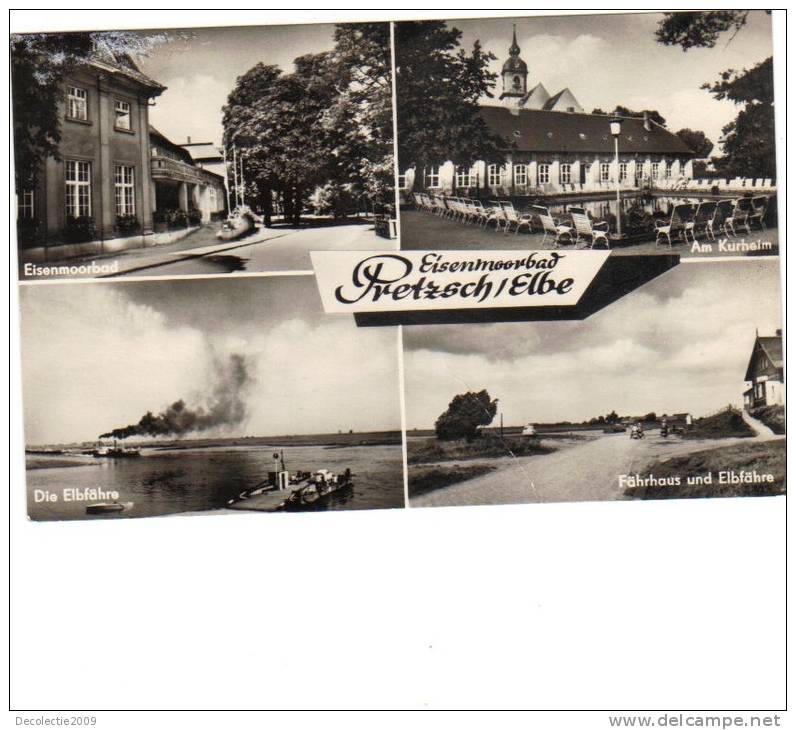 B62815 Pretzsch Elbe Eisenmoorbad Multiviews Used Perfect Shape Back Scan At Request - Pretzien