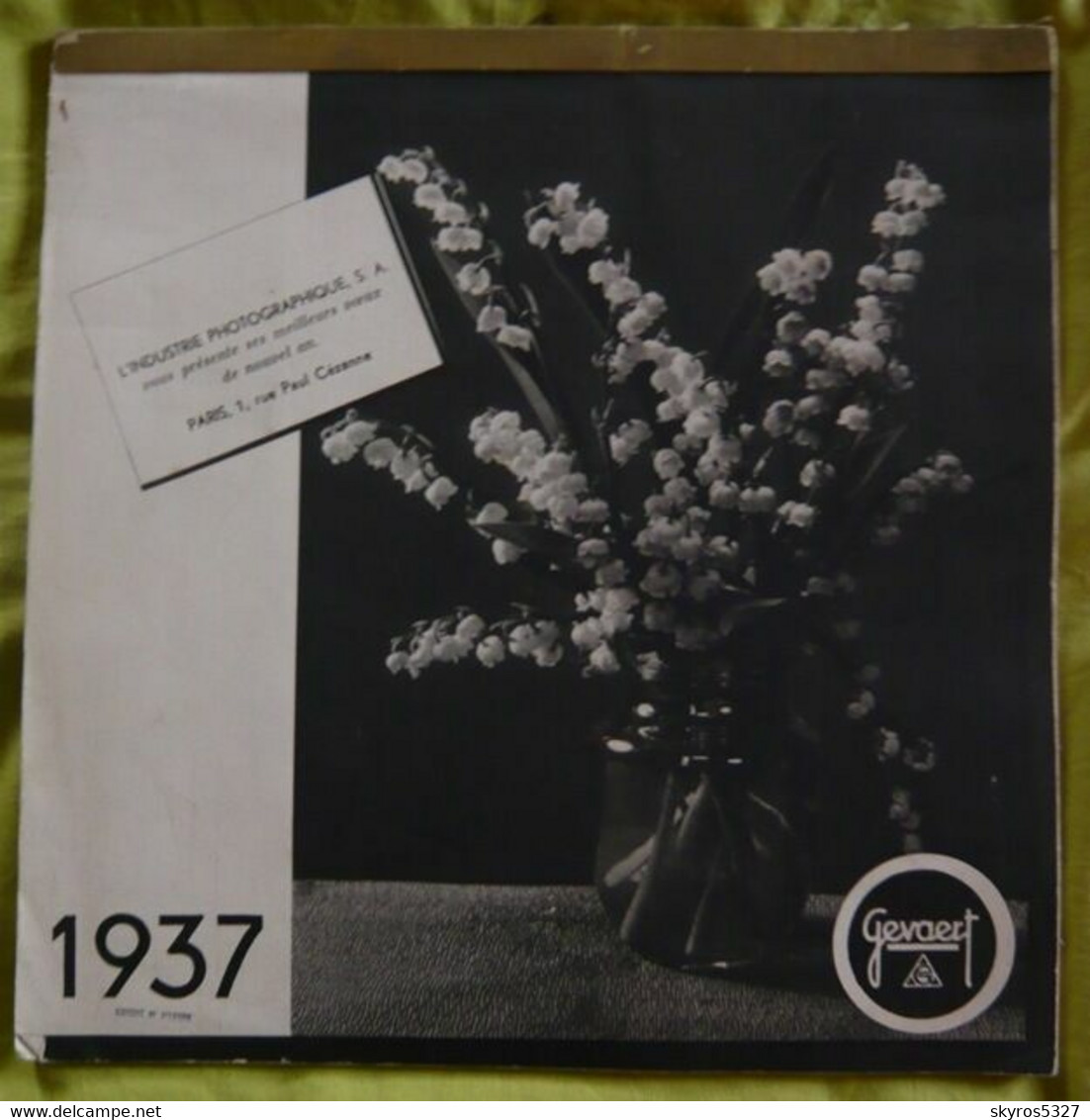 L'Industrie Photographique S. A. - Calendrier De 1937 - Formato Grande : 1921-40