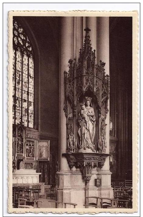 Blx0338 - IXELLES /  Eglise Saint Boniface  - Statue De La Vierge (par Geerts) - Elsene - Ixelles