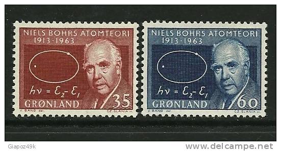 ● GRONLAND - 1963 - ATOMO - N. 53 / 54 ** Serie Completa - Cat. ? € - Lotto N. 16 - Neufs