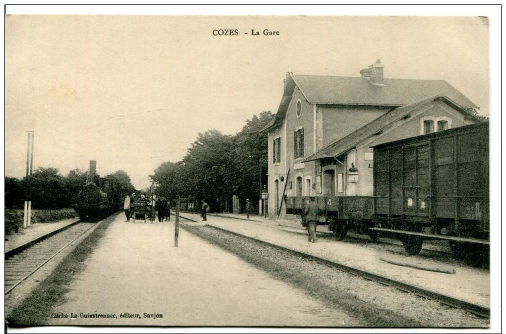 17 Charente Maritime - Non Circulée - Cozes - La Gare - - Autres & Non Classés