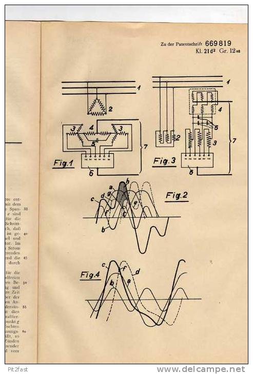 Original Patentschrift - Brown AG In Baden , Schweiz , 1935 , Schaltung , Schweißgerät !!! - Machines