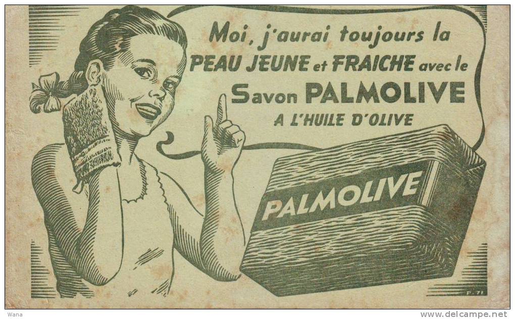Buvard Savon PALMOLIVE - Parfums & Beauté