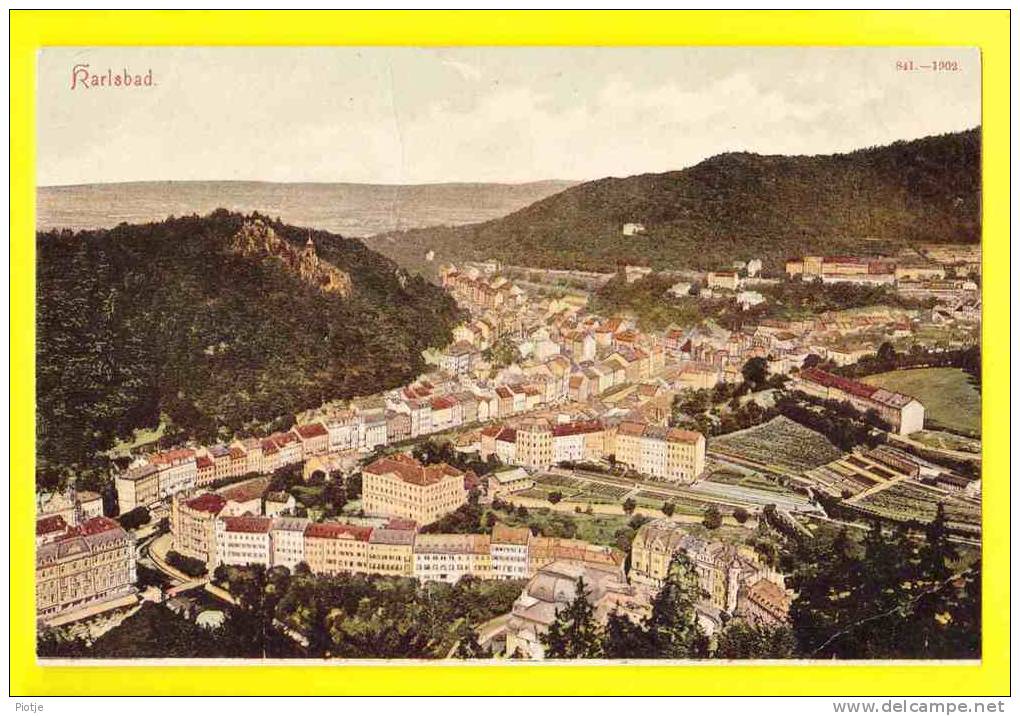 * Karlsbad (Baden Württemberg - Deutschland) * (841 - 1902) Vue Générale, Panorama, Old Postcard, CPA - Autres & Non Classés