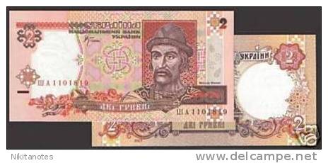 UKRAINE P 109b, P109b, (2001), 2-HRYVEN, UNC - Ukraine