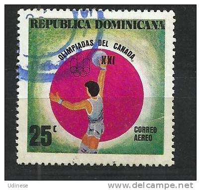 DOMINICAN REPUBLIC 1976 - OLYMPIC GAMES 25 - USED OBLITERE GESTEMPELT - Zomer 1976: Montreal